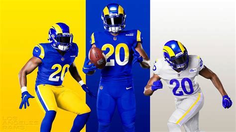 Rams Unveil New Uniforms With Classic Colors Modern Twists