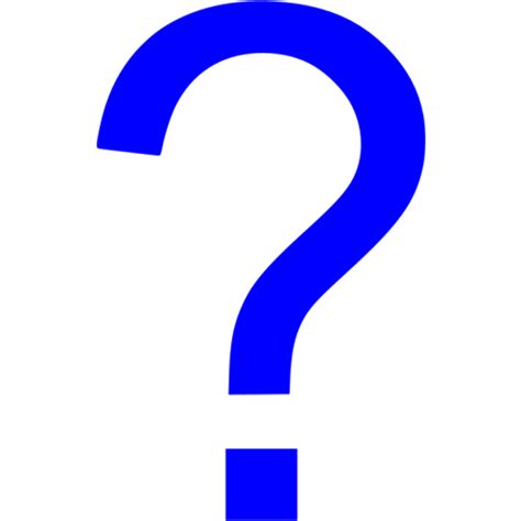Download High Quality Question Mark Transparent Blue Transparent Png