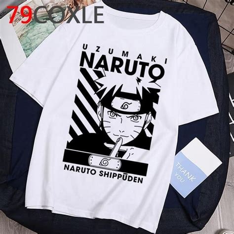 Naruto Fashion Japanese Anime T Shirt Men Sasuke Funny Cartoon T Shirt