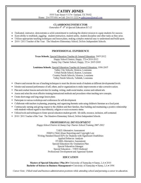 As a special educator, you our code geeks and hr experts are proud to introduce our new free resume builder software to. Editable Special Education Teacher Resume And Cover Letter ...