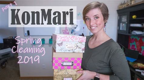 spring cleaning 2019 konmari method part 1 youtube