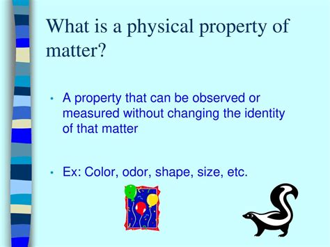 The Physical Properties Of Matter Ppt Download