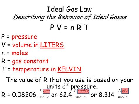 The ideal gas constant is nothing more than a conversion factor for units of measure of the gas, and there are many different numerical values. 91 INFO R IDEAL GAS CONSTANT TUTORIAL WITH VIDEO - * Ideal