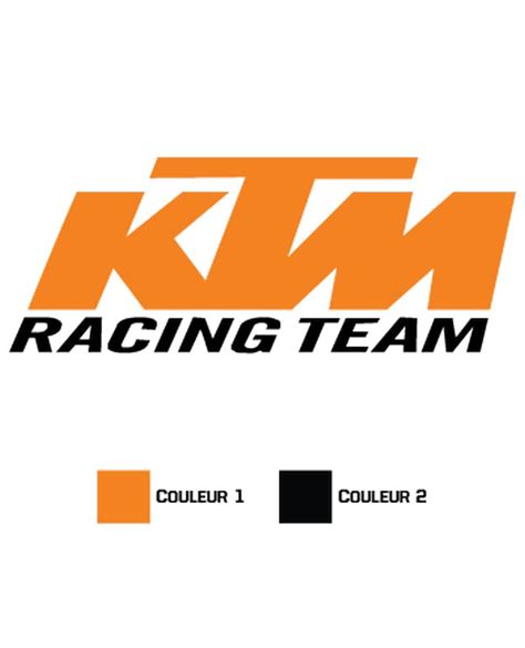 Sticker Autocollant Ktm Racing Team