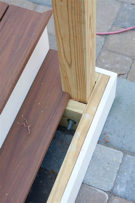 These caps attach to the collars and provide a finished look for the how to build stairs for a deck. Newel post installation on a porch or deck - Bailey Carpentry