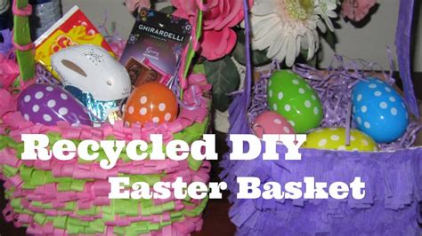 Recycled Diy Easter Basket Youtube