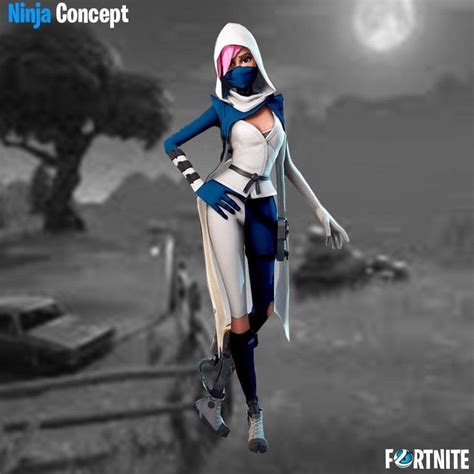 Ninja Concept Art Skin Fortnite