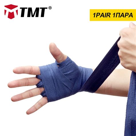 Tmt Boxing Wraps Hand Wraps 3m5m Cotton 4 Color Handwrap Bandage Wrist