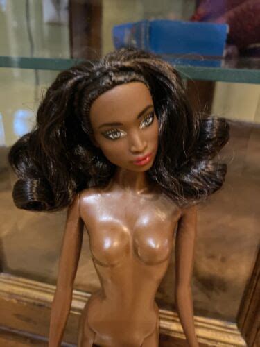 Nude Barbie Doll Long Curly Hair Aa Model Muse Barbie Dolls For Ooak