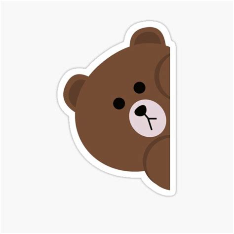 Brown And Cony Stickers For Sale Cute Laptop Stickers Preppy Stickers Cool Stickers