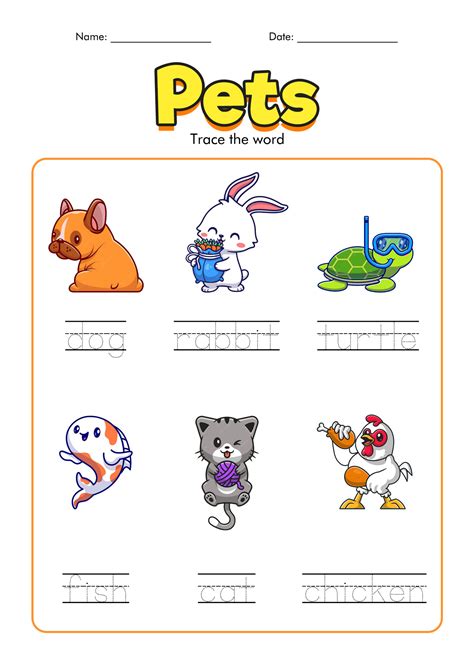 14 Best Images Of Pet Animal Worksheets Preschool Pets Preschool