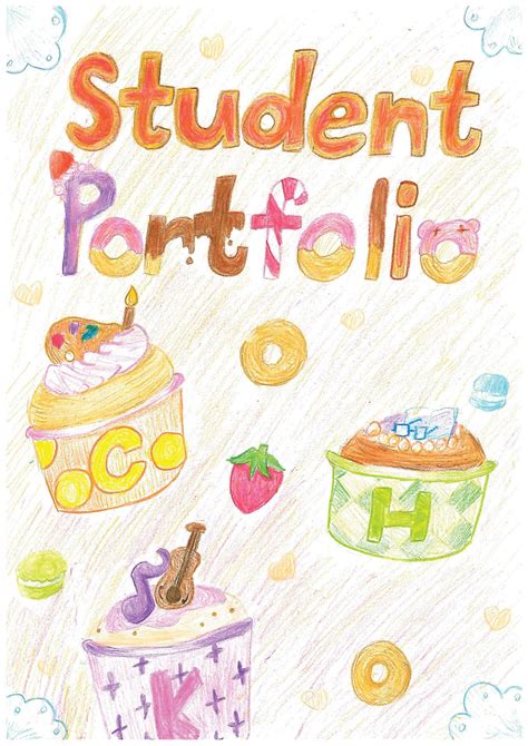 Student Portfolio Cover Design Stgss