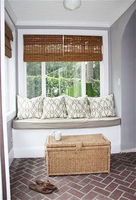 Herringbone Brick Floor Cottage Laundry Room