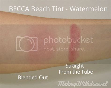 Review BECCA Beach Tint In Watermelon Makeup Withdrawal