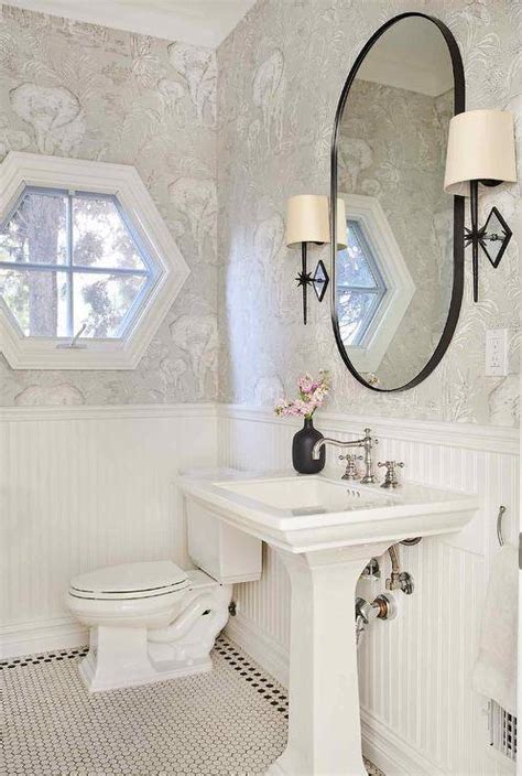 Wall Sconces In Half Bath 40 Half Bathroom Decor Ideas Decoist