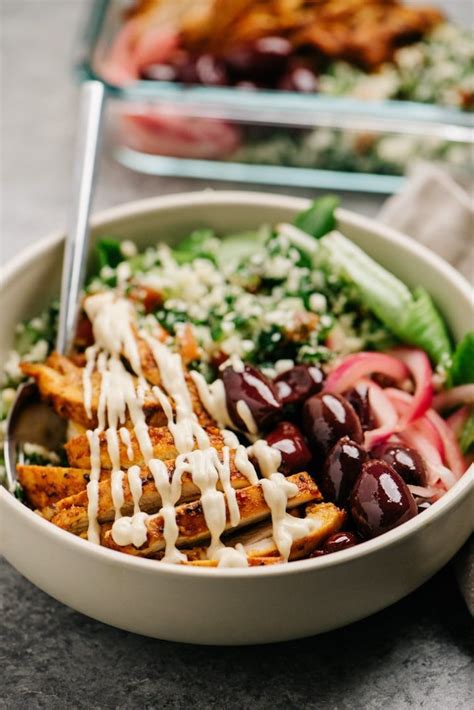 This recipe calls for boneless skinless chicken thighs that are marinated in a fragrant mixture of spices. Chicken Shawarma Meal Prep Bowls (Whole30, Grain Free ...