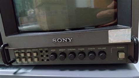 Pvm Crt Tv Sony 9 Inch Rgb Component Composite S Video Trinitron Tv