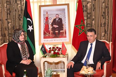وزير العدل السيد عبد اللطيف وهبي يستقبل نظيرته الليبية السيدة حليمة ابراهيم عبد الرحمن على هامش