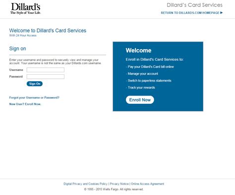 Rewards are free to be redeemed. Dillard's Credit Card Login | Make a Payment