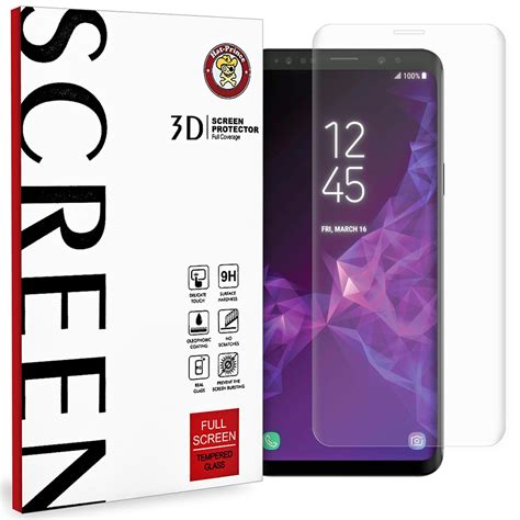 3d Tempered Glass Screen Protector For Samsung Galaxy S9 Clear