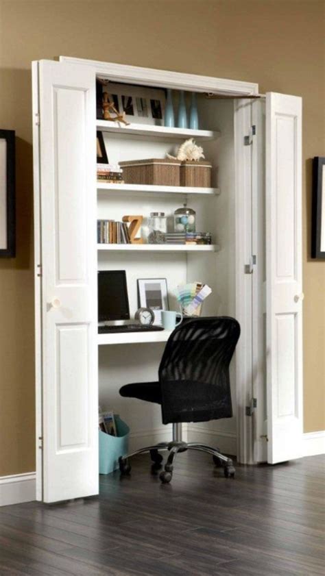 Functional Small Space Home Office Closet Home Office Design Home
