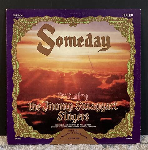 The Jimmy Swaggart Singers, Jimmy Swaggart Someday Shiloh SLP-10,000 VG