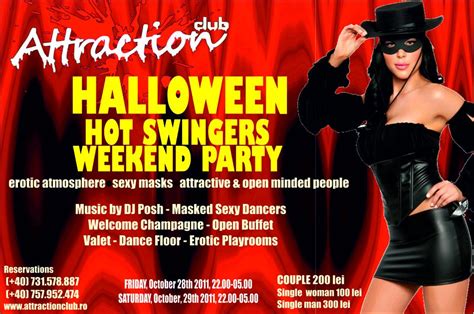 Swingers Halloween Weekend Party In Attraction Club
