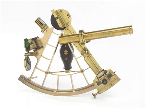 Sextant Smithsonian Museum Astronomy Brass Frame