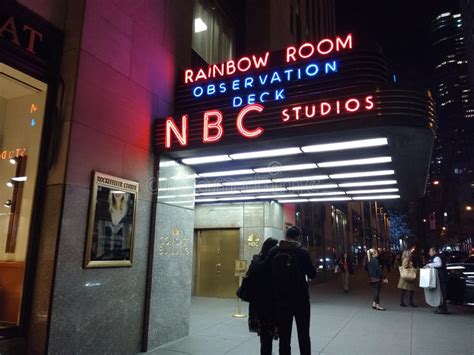 Nbc Studios Rainbow Room Observation Deck 30 Rockefeller Plaza Nyc