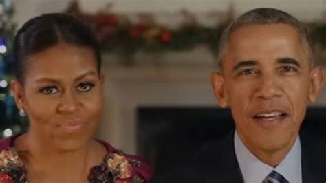 Barack And Michelle Obama Give Final Christmas Message