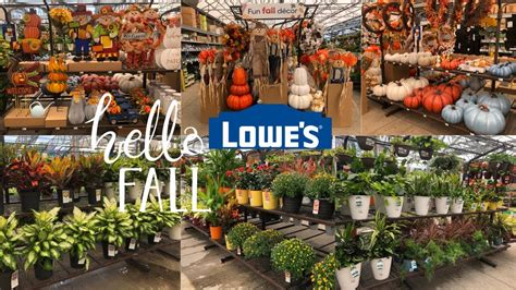 Lowes Garden Center Fall Plants And More Come With Me Youtube