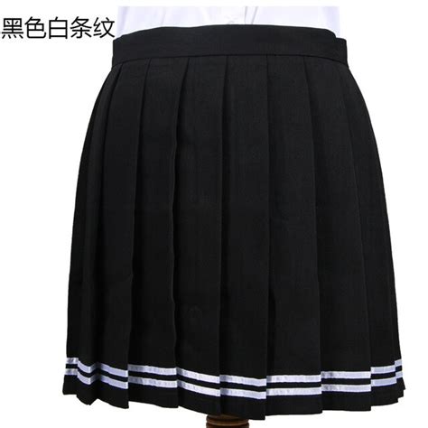 Japanese High Waist Pleated Skirt Anime Cosplay School Uniform Student