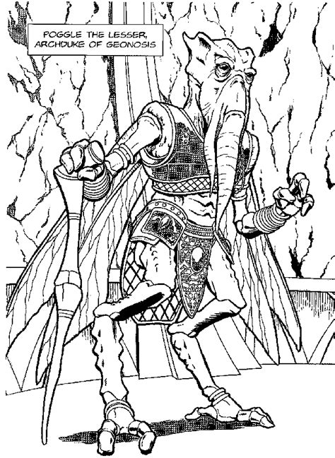 23 coloring pages of Star wars Attack of the Clones