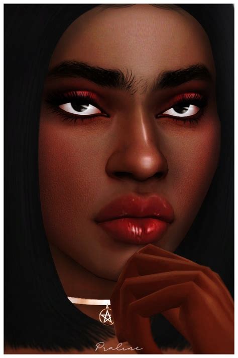 Sims 4 Custom Content Dot Eyebrows Mazbrown