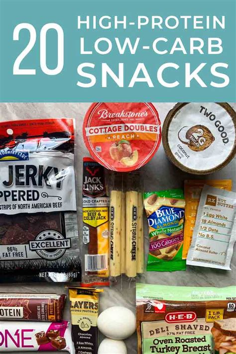 20 High Protein Low Carb Snacks Jordo S World