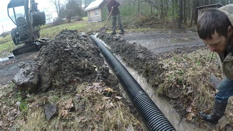 Drainage Pipe Under Driveway