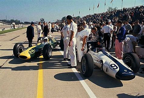 Dan Gurney Jim Clark 1963 Indy 500 Indy Car Racing Indy Cars Racing