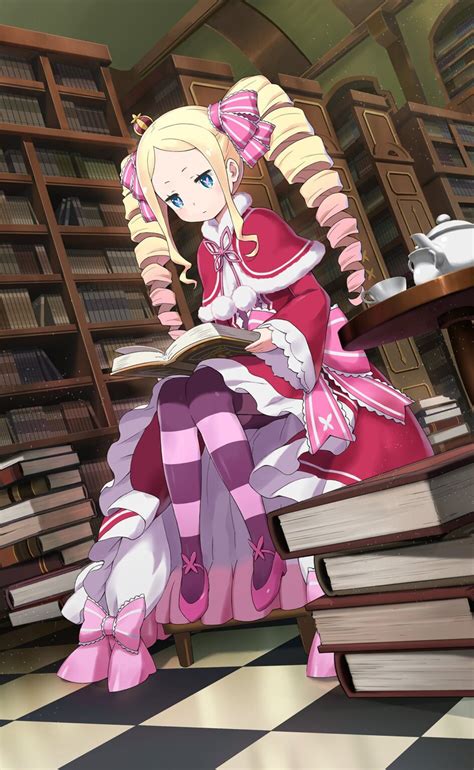 Rezero Revela Una Encantadora Ilustración De Beatrice