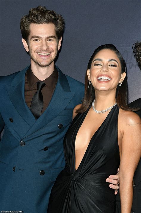 Vanessa Hudgens Looks Dynamite In A Plunging Black Gown At Premiere Of Tick Tickboom In Nyc
