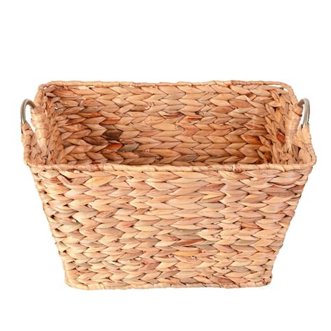 Vintiquewise 18 In W X 11 In H X 11 In D Brownwicker Stackable Basket