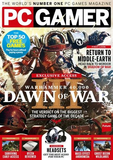 Pc Gamer Uk Edition Magazine May 2017 Back Issue