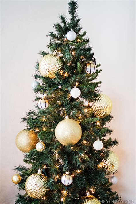 Gold Christmas Tree Homey Oh My