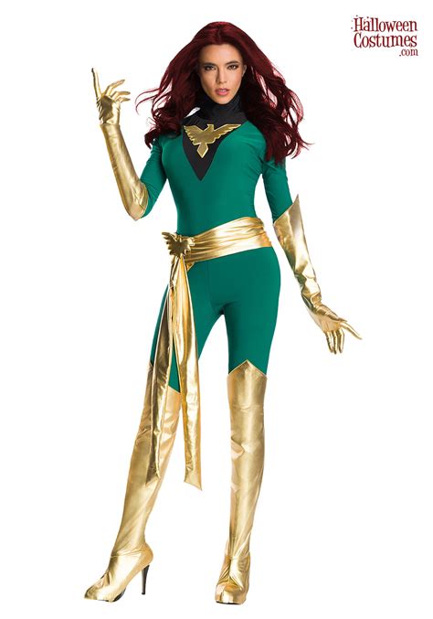 Premium Marvel Jean Grey Phoenix Womens Costume Exclusive Superhero