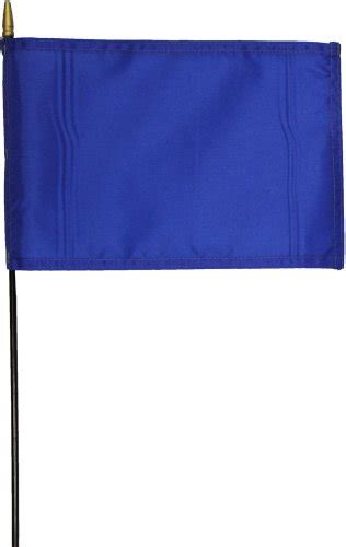 Buy Blue 8 X 12 Solid Color Stick Flag Royal Blue Flagline