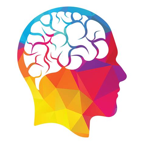 Head With Brain Vector Illustration Design Human Head And Brain Vector