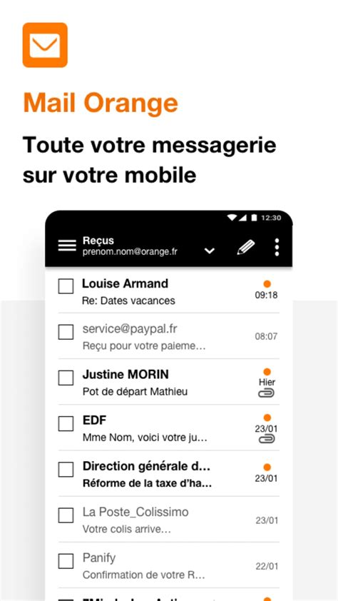 Mail Orange Messagerie Email Apk Android