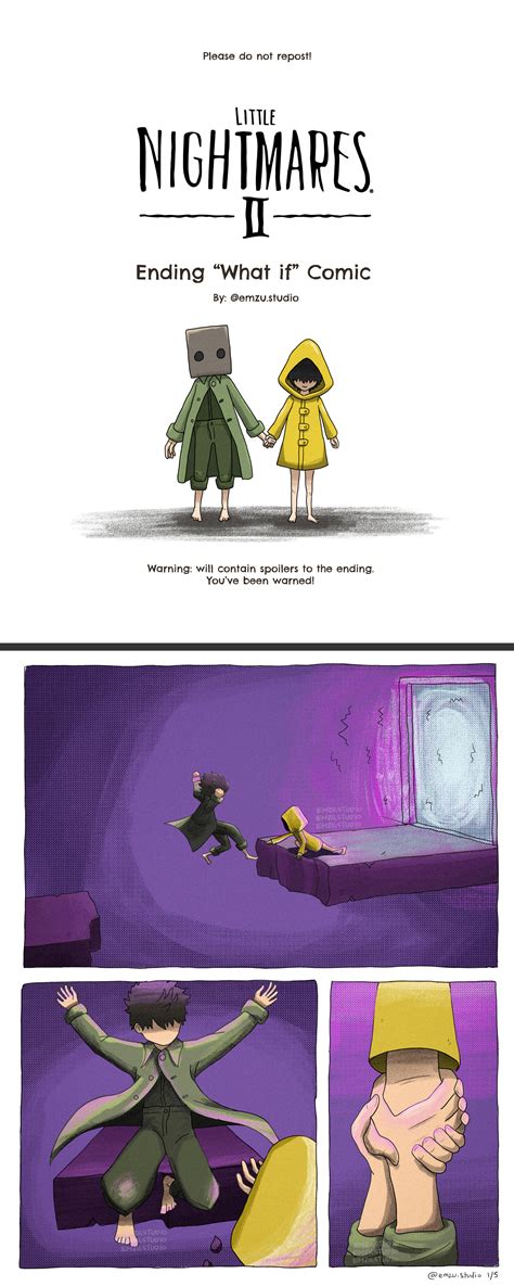 Little Nightmares Ii What If Ending Comic Part 1 By Emigonpai On