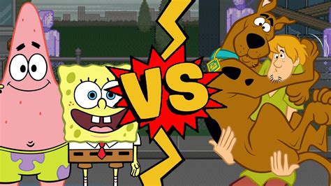 Mugen Battles Spongebobpatrick Vs Scooby Dooshaggy Spongebob