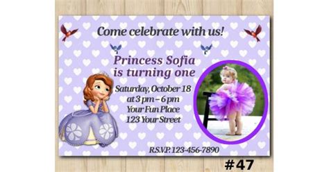 Plus watch once upon a princess trailer. Sofia the First Birthday Invitation, Sofia the First Invitation Template
