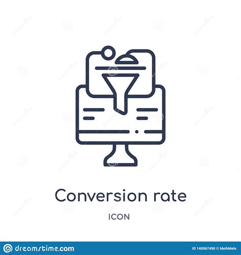 Conversion Rate Optimization Icon From Technology Outline Collection